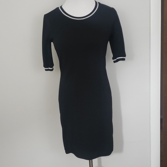 Black Body Con Mini Dress - Picture 1 of 5